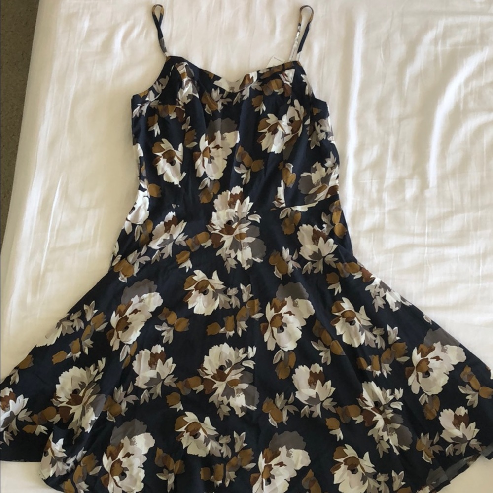 NWT Fit and Flare old navy dress M/L dark grey